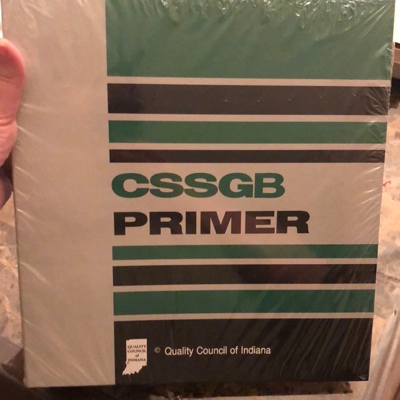 CSSGB Primer Six Sigma Green Belt Primer study binder quality NEW NWT Six sigma - Picture 2 of 5